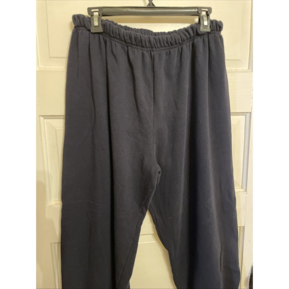 The Unbranded Brand Pants - Navy Blue Womens Sweatpants Elastic Waist and Ankles‎ Medium